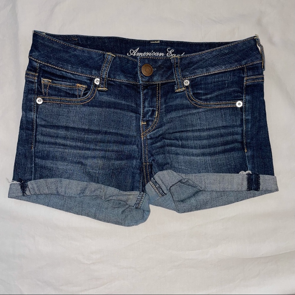 American Eagle Dark Jean Shorts